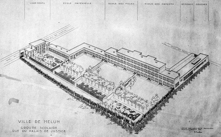 Vue d'ensemble du projet finalement réalisé, au 64 rue du Général de Gaulle.