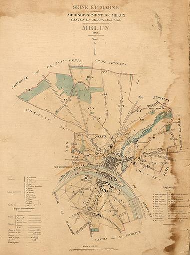 Carte de la commune.