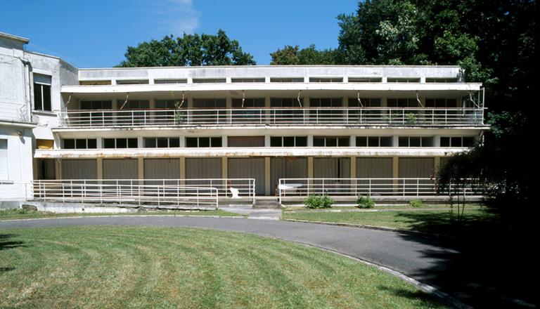 L'aile orientale du sanatorium.