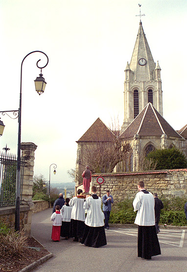 Procession de Sainte Honorine, le 28 février 2004.