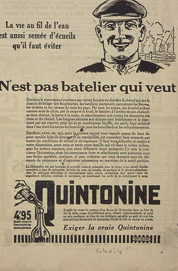 Publicité parue dans le journal de la navigation, le 29 octobre 1928.