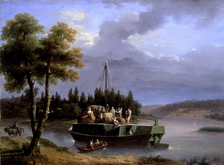 Le coche d'eau par Ronmy, 1821.