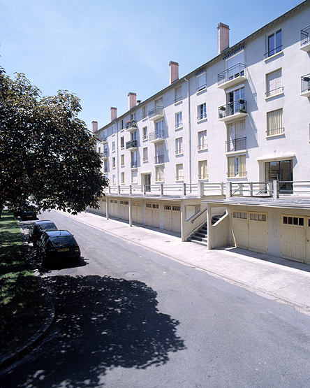 Vue perspective de l'immeuble des n° 65-69.