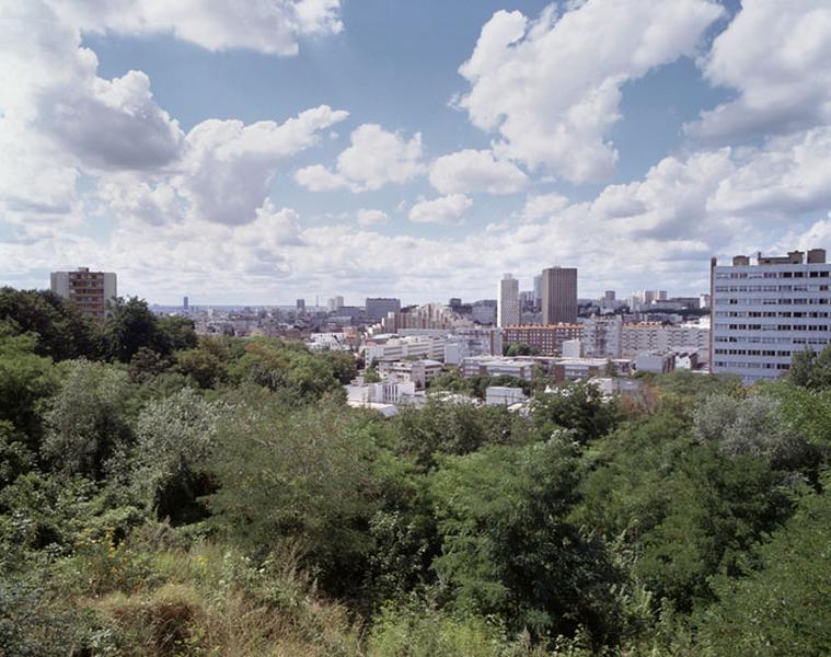 Vue de la ville depuis le parc des Beaumonts