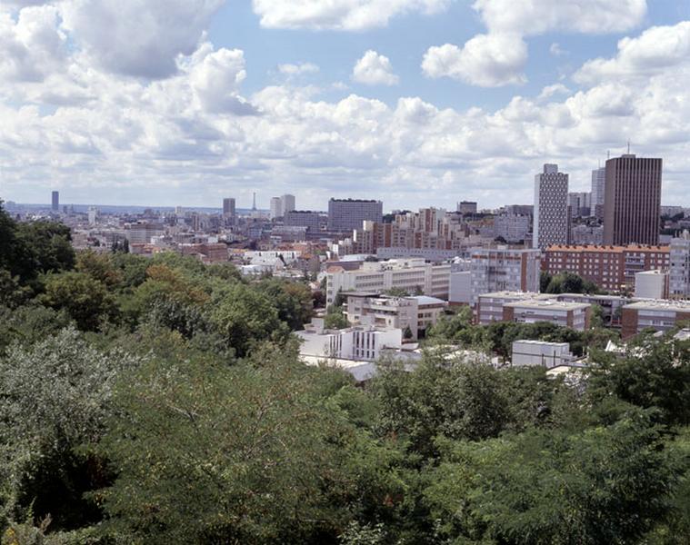 Vue de la ville depuis le parc des Beaumonts