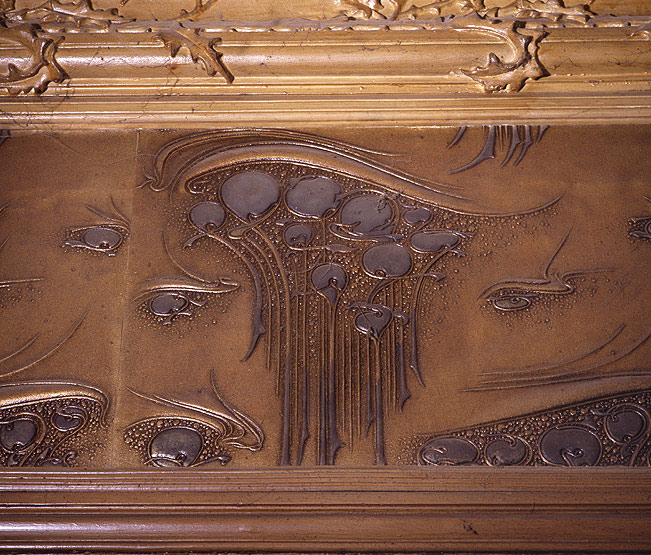Détail de papier peint.