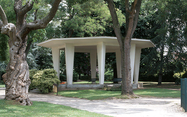 Vue du kiosque.