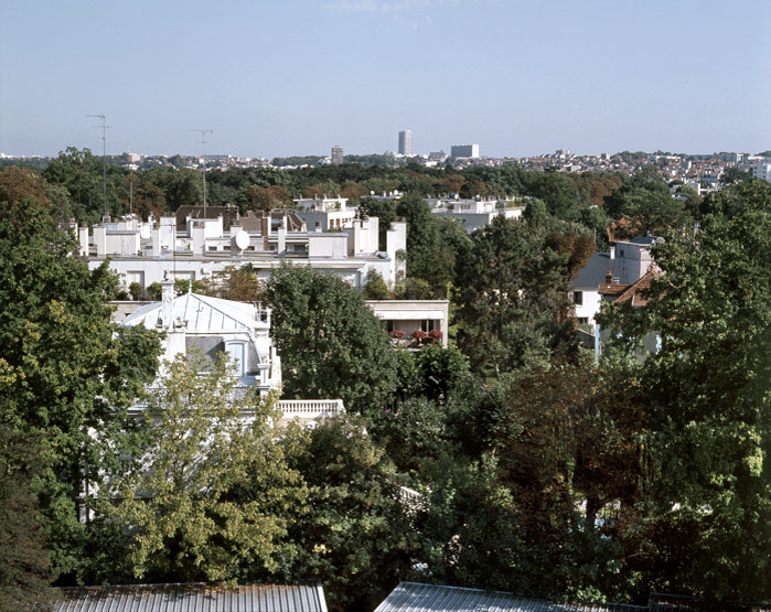 Vue depuis le toit du 54 avenue de la Source vers Fontenay.