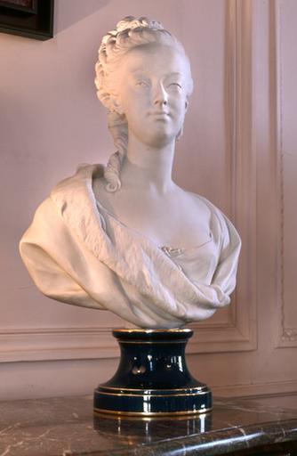 Buste sur piédouche : Marie-Antoinette