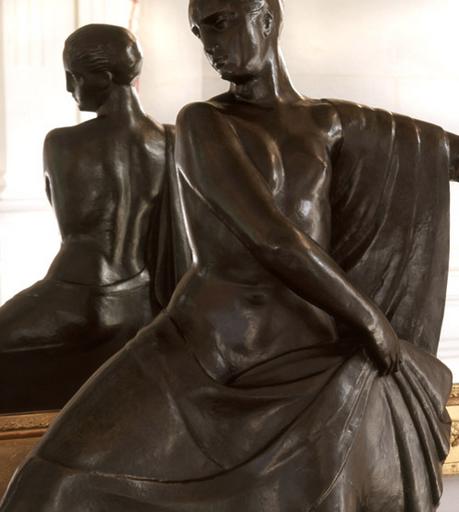 Bronze de Marcel Renard, 1929. Détail.