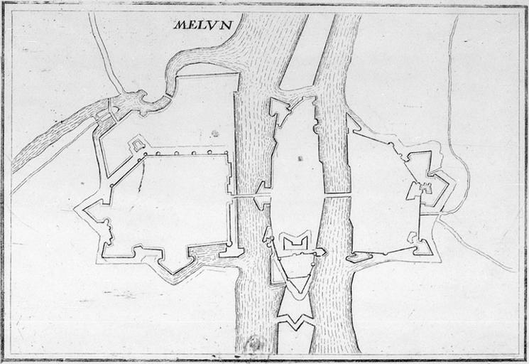 Plan de Tassin, XVIIe siècle (autre variante).