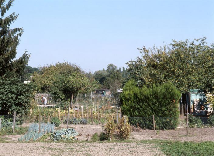 Vue des jardins.