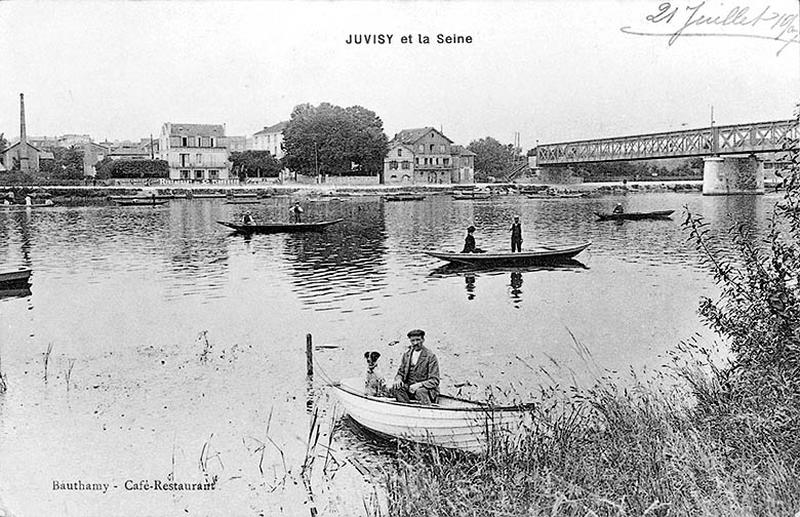 Les bords de Seine de Juvisy vus de Draveil.