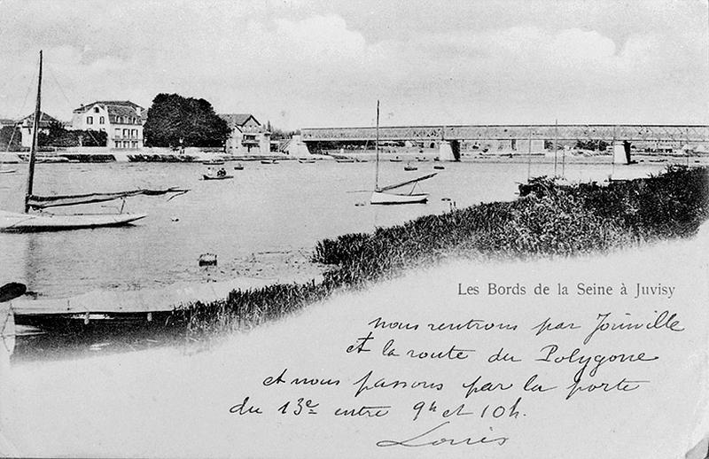 Vue des bords de Seine de Juvisy vus de Draveil.