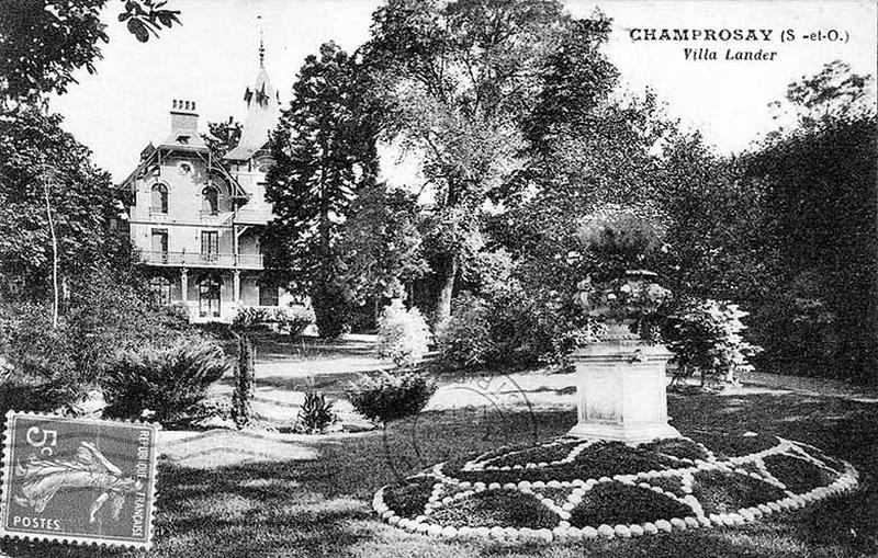 La villa Lander, côté rue.