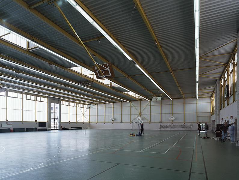 Vue d'ensemble de l'intérieur du plateau d'évolution.