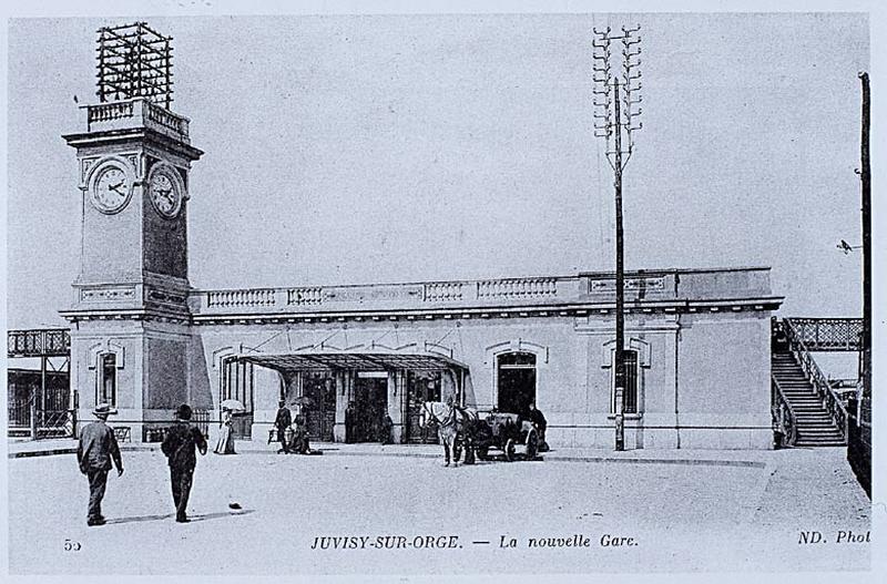 Gare de Juvisy-voyageurs (2e gare) : la nouvelle gare.