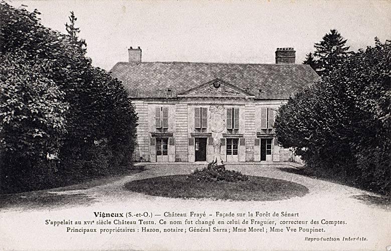 Vue de la La façade antérieure.