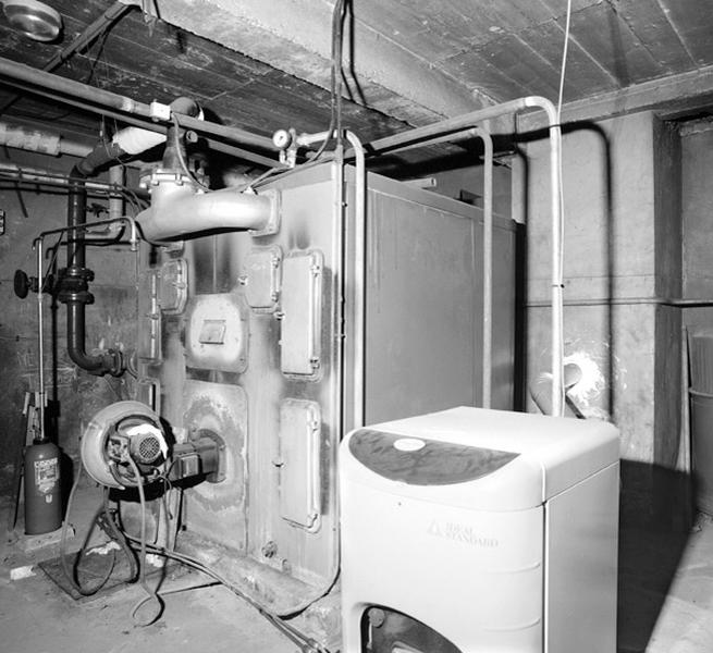 Intérieur de la chaufferie.