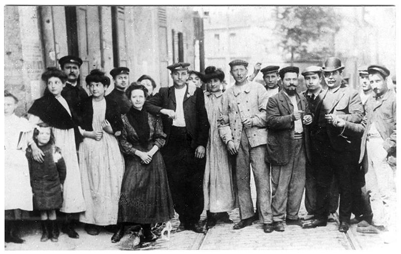 'Les ouvriers de chez Kalker en 1912'.