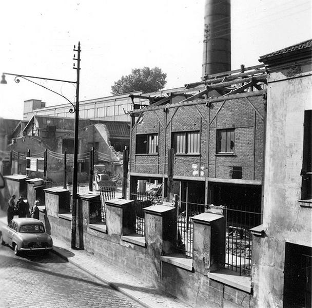 La chaufferie de l'usine Kalker avant sa destruction.