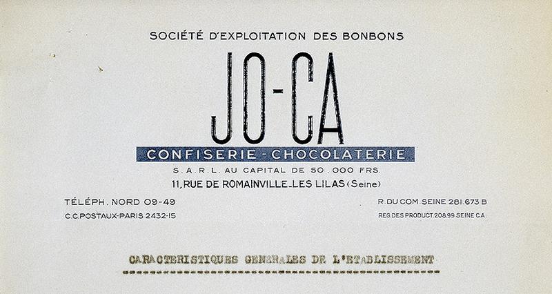 Logotype de la société JO-CA.