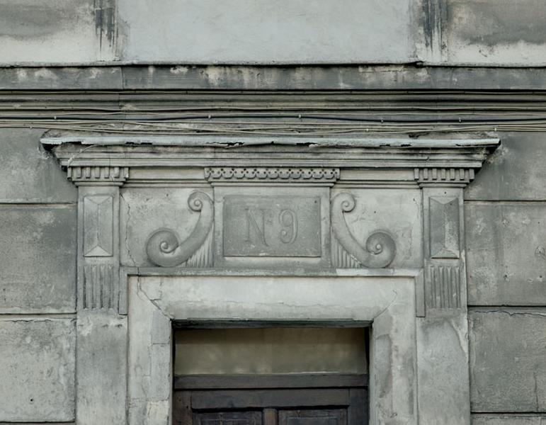 Détail du linteau.