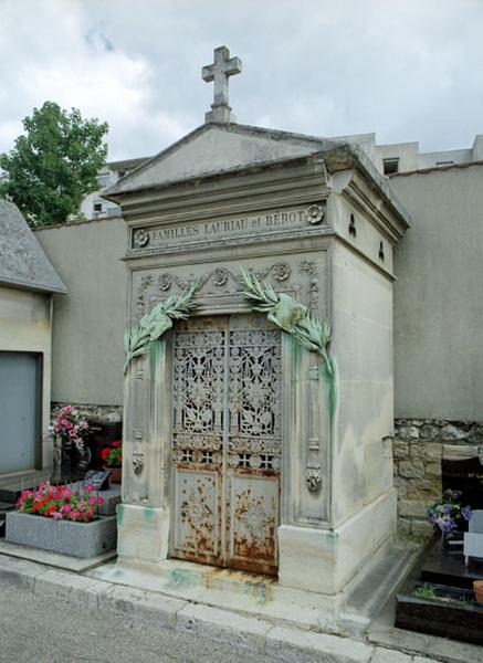 Chapelle funéraire des familles Lauriau et Bérot : vue d'ensemble