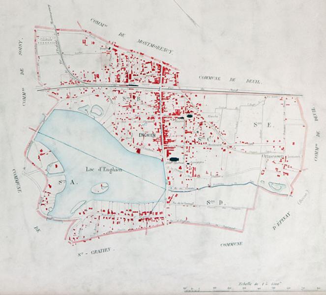 Plan cadastral, plan d'assemblage, 1892.