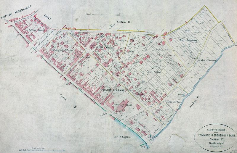 Plan cadastral, section C, 1892.