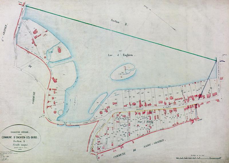 Plan cadastral, section A, 1892.