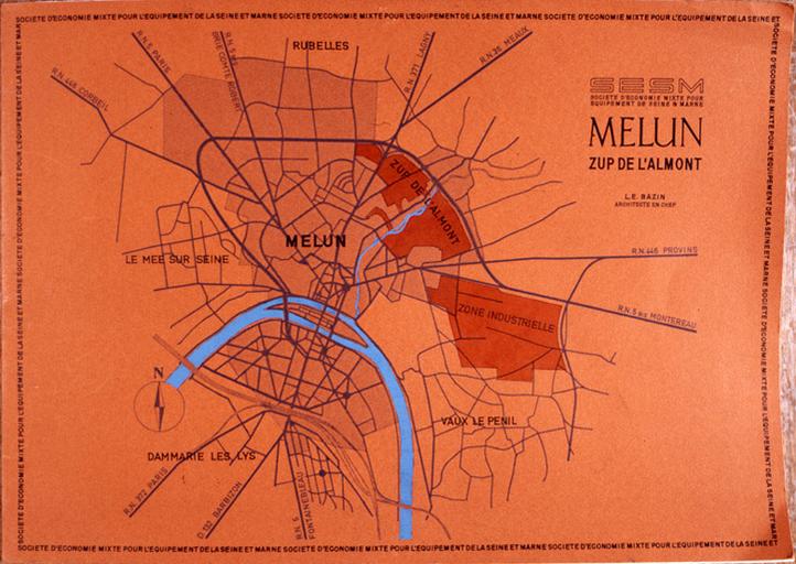 Carte de délimitation de la ZUP.