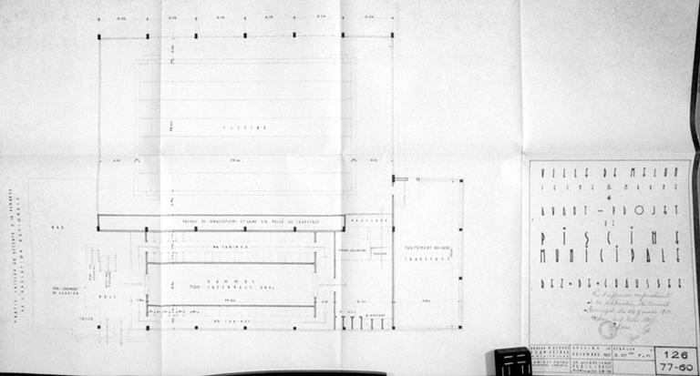Plan du rez-de-chaussée.