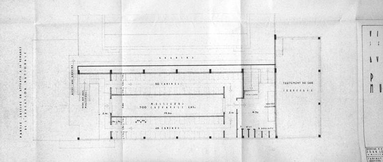 Plan de l'étage (partie gauche du document).
