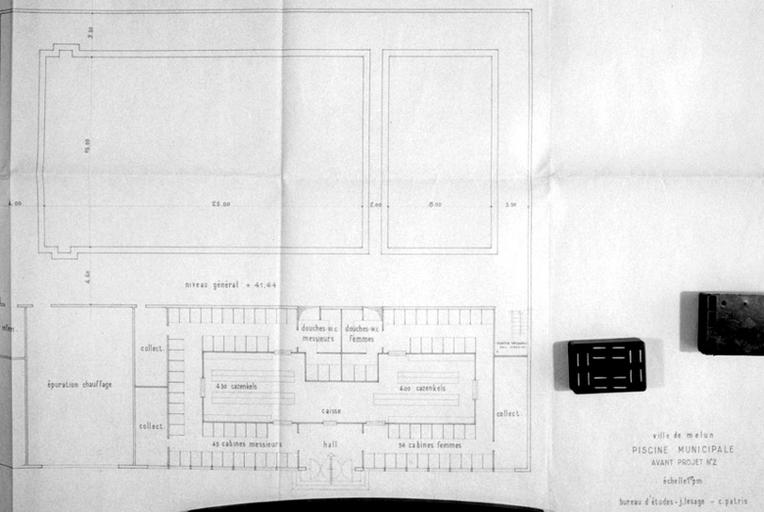 Avant-projet n°2 : plan (partie droite du document).