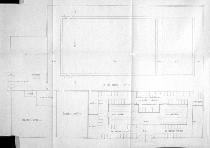 Avant-projet n°2 : plan (partie gauche du document).