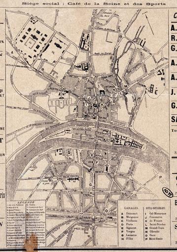 Plan de Melun en 1926.