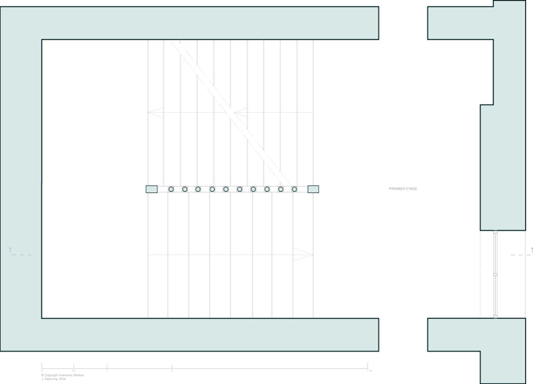 Plan de l'escalier.