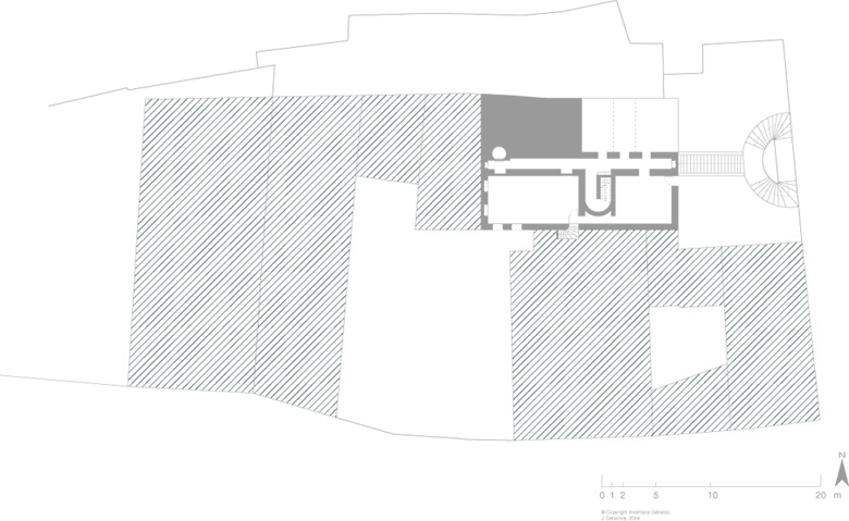 Plan de localisation de la cave.