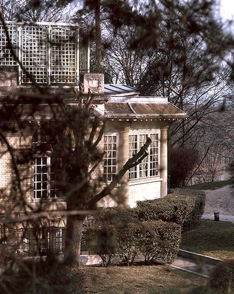 l'ancienne véranda donnant sur la Seine