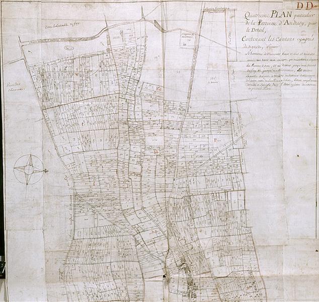 Seigneurie d'Andrésy (Détail : Maurecourt) 1731