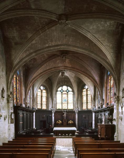 vue d'ensemble de la nef et du choeur