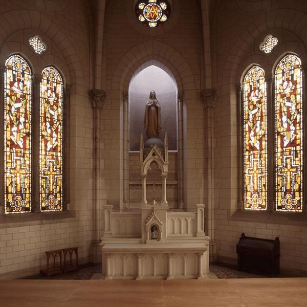 Vue d'ensemble du choeur.