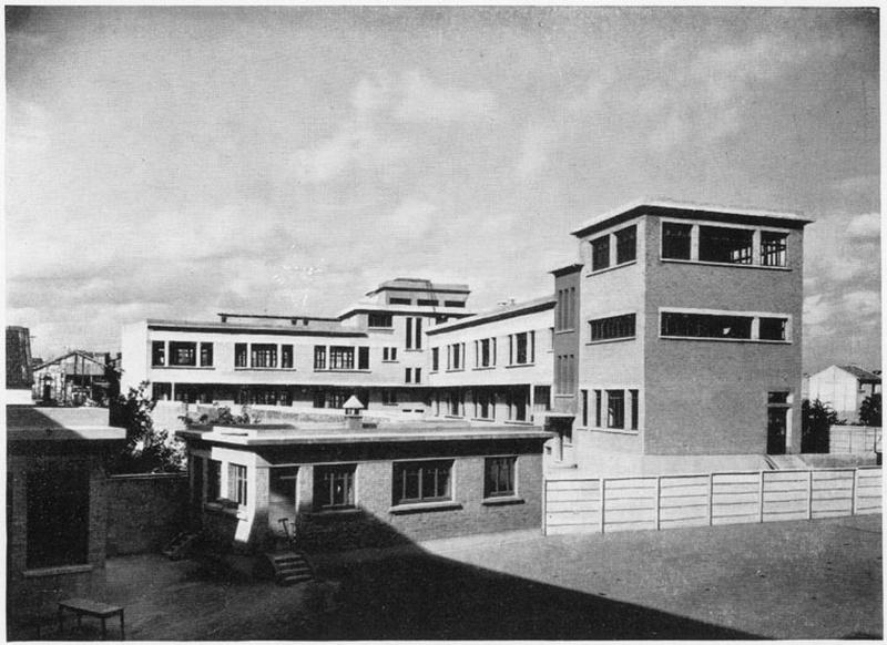Vue d'ensemble du côté de la rue du marais, photographie, vers 1935