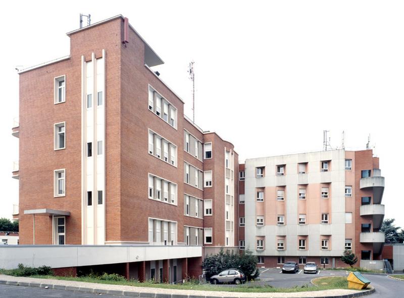 Détail du bâtiment d'origine.