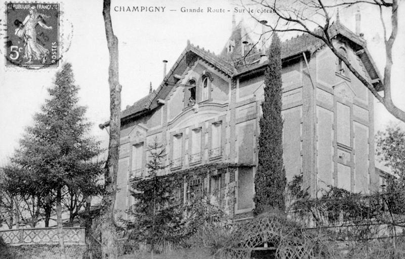 Autre villa sur le coteau méridional de Champigny.