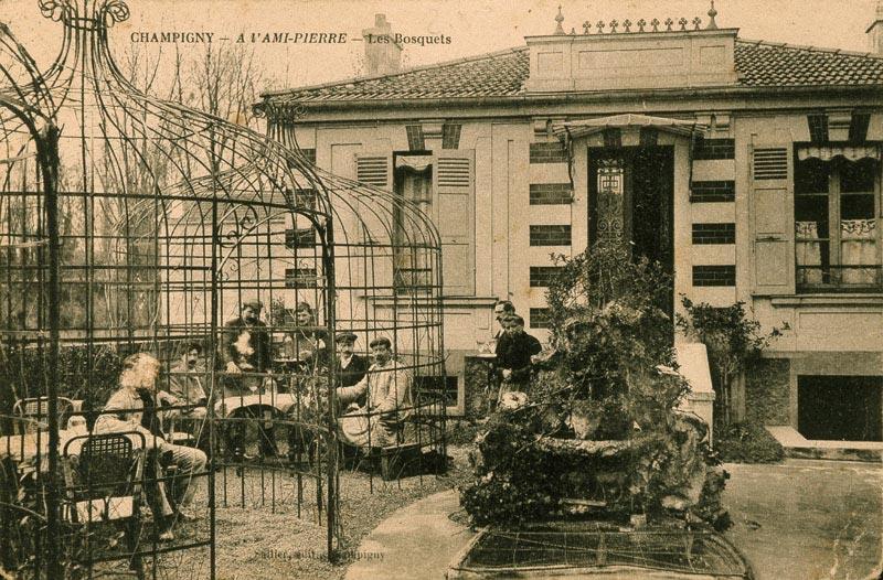 Coeuilly, à l'Ami Pierre, les bosquets.