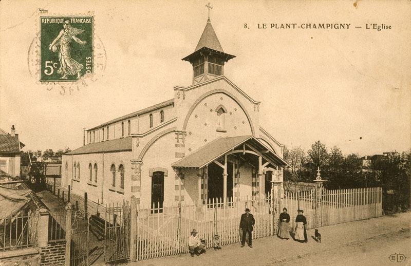 Ancienne chapelle démolie entre les années 1930 et 1950.