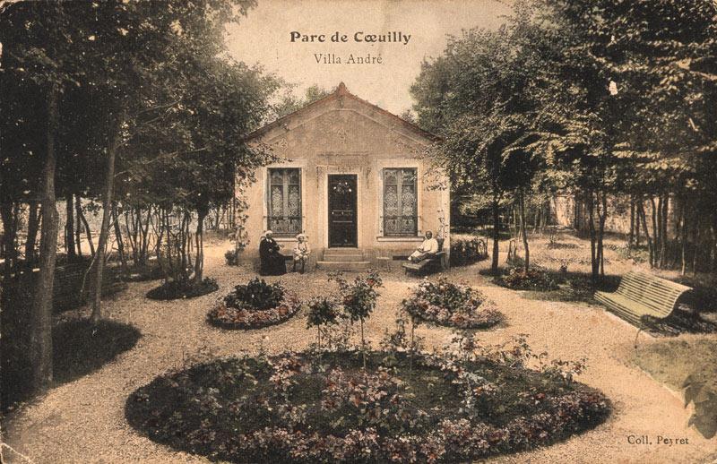 Villa André, parc de Coeuilly.