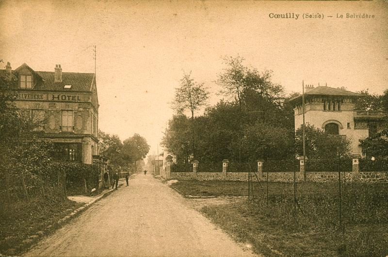 Coeuilly, le Belvédère, vers 1927.